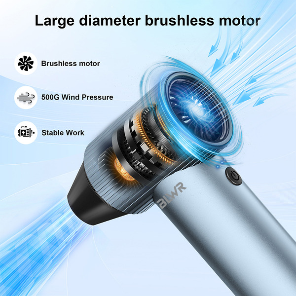 BLWR 401 Portable Turbo Air Fan Jetfan Blower -Handheld Cleaner & Hairdryer