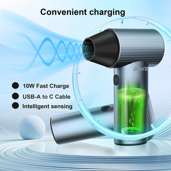 BLWR 401 Portable Turbo Air Fan Jetfan Blower -Handheld Cleaner & Hairdryer
