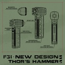 BLWR 201 Portable Turbo Air Fan Jetfan Blower - Handheld Cleaner & Hairdryer