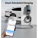 WOLFBOX 22kW 3-Phase Smart EV Charger - 7.6m Cable, 400V AC Wall-Mount