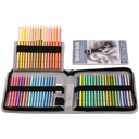 KALOUR 50-Color Macaron Professional Colored Pencil Set in Zipper Case