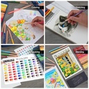 KALOUR 72 Top Grade Colored Pencil Tin Box Set - Premium Quality Pencils