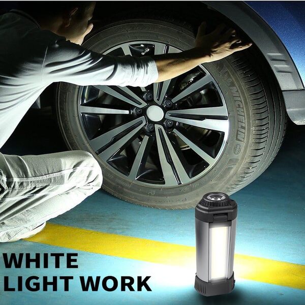 SUPERFIRE LT02 Magnetic Floodlight with Retractable Tripod - 2000 Lumens