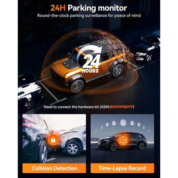 WOLFBOX G900 PRO 4K Mirror Dash Cam with STARVIS 2  