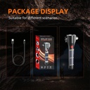 SUPERFIRE D30 Solar Rechargeable Flashlight - 310 Lumens Emergency Torch