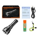 SUPERFIRE R3 Rechargeable LED Flashlight - 2700 Lumens, 36W, 5 Light Modes