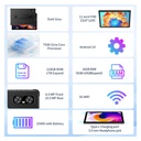 Pritom R11 Rugged 10.95" Tablet - 6GB+10GB RAM, 128GB ROM, 15000mAh Battery