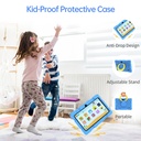 PRITOM K7 Pro Kids Tablet - 7" HD Display, 4GB RAM, 32GB Storage - Blue