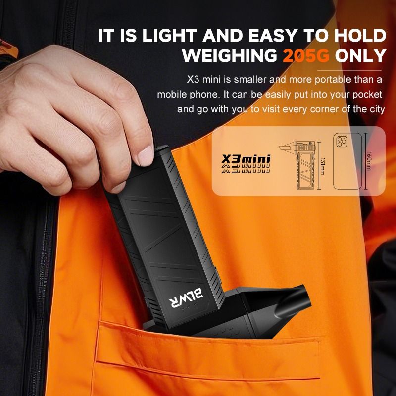 BLWR 101 Mini Portable Turbo Air Fan Blower/Handheld Cleaner & Hairdryer