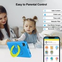 Pritom Smart Tablet for Kids 10" WiFi 4GB RAM 128GB ROM Parental Control - Blue