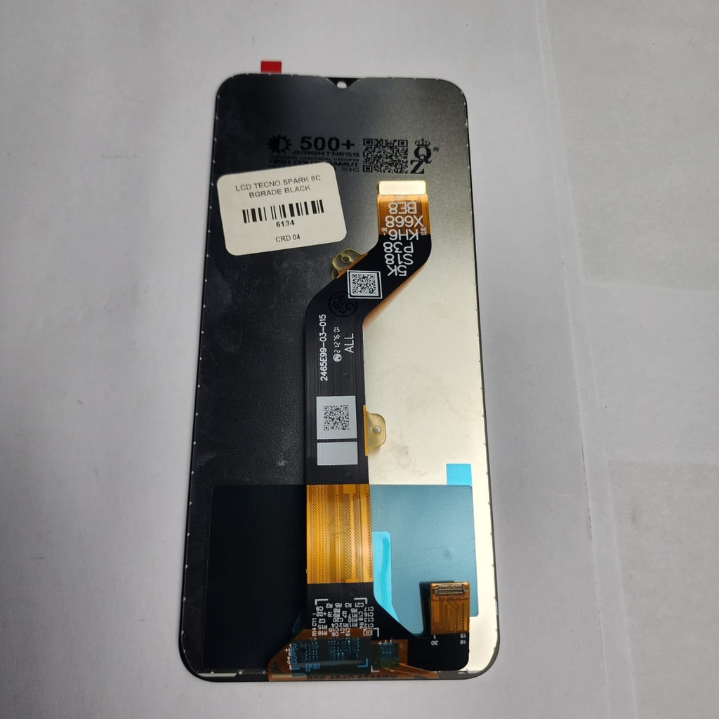 LCD TECNO SPARK 8C BGRADE BLACK RRP1749