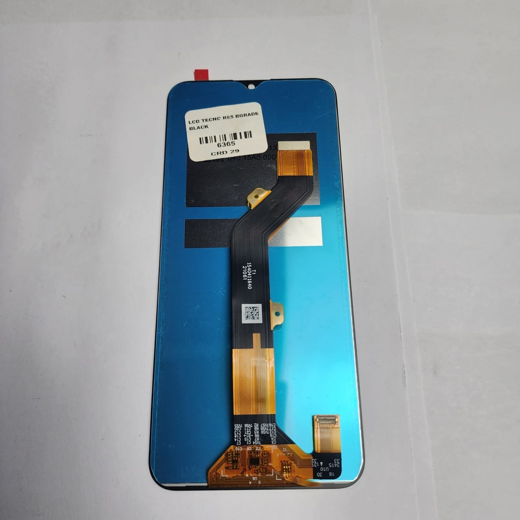 LCD TECNO RE5 BGRADE BLACK