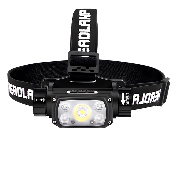 SUPERFIRE HE11 Rechargeable LED Headlamp - 800 Lumens, USB-C Magnetic Light
